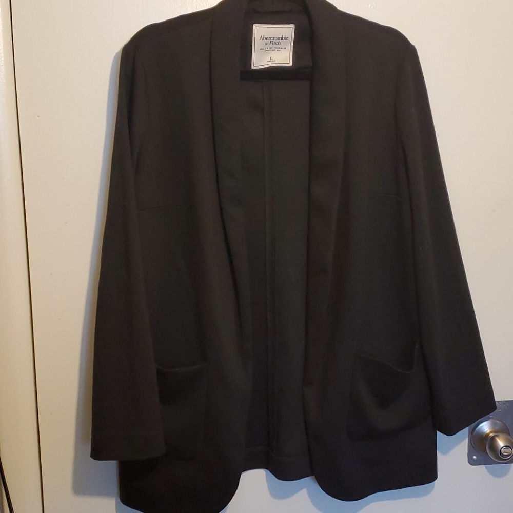 Abercrombie L black blazer